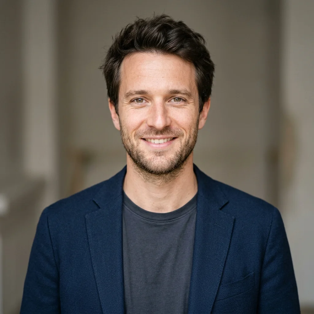 Portrait de Julien Moreau, journaliste expert en gestion financière et fiscalité